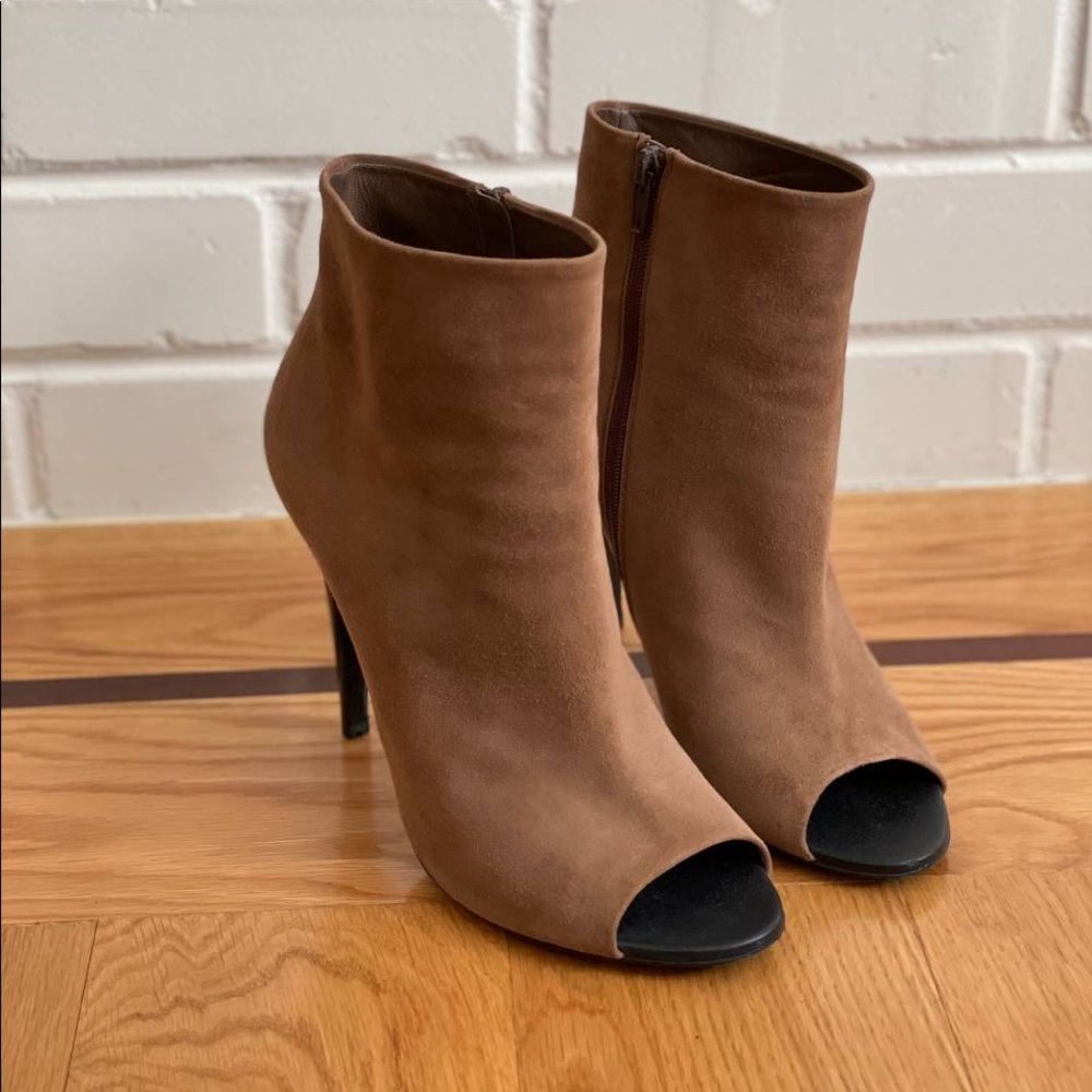 Bottega Vintage Ankle Boots With Open Toe